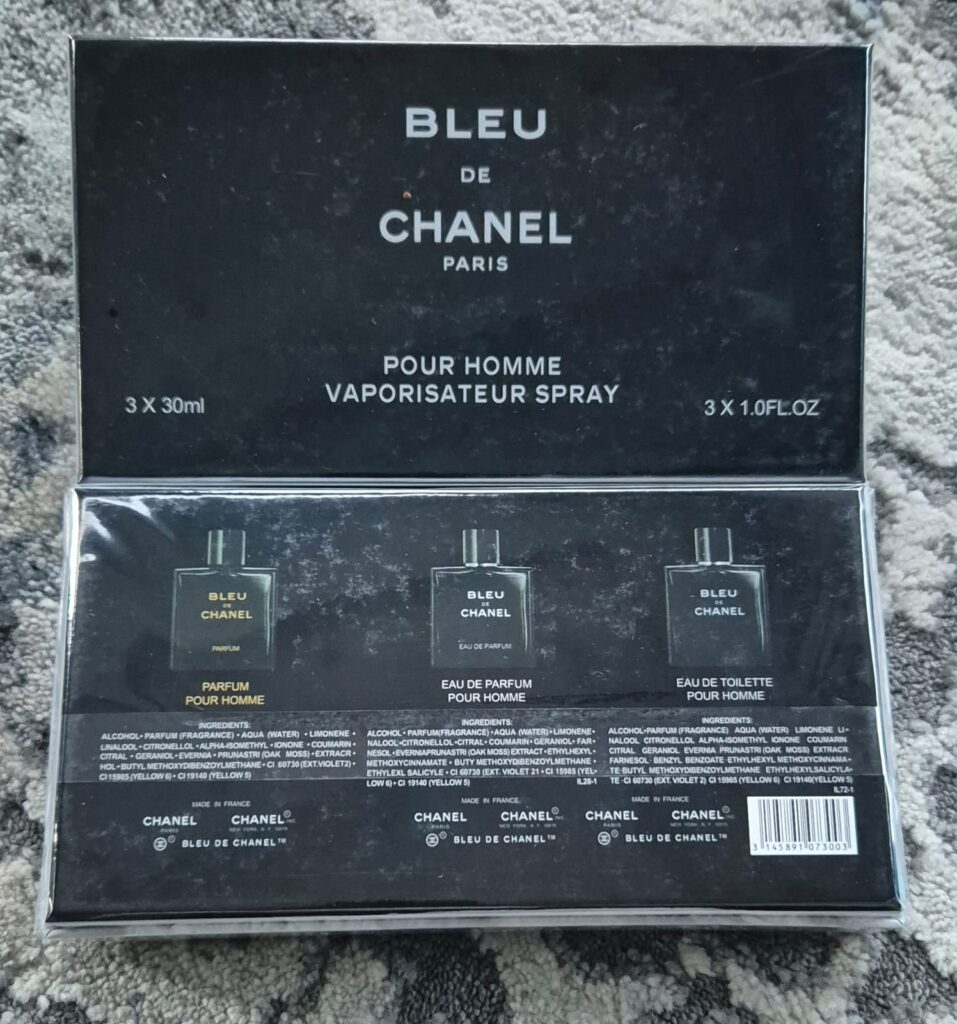 Chanel De Bleu Set (3x30ml) (Men Gift Set)