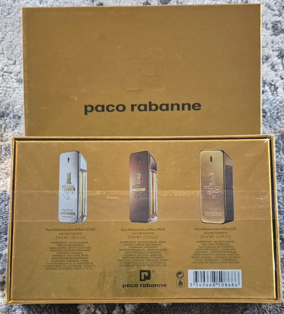 Paco Rabanne 1 Million/ Phantom/Fame Set (4x30ml) (Unisex Gift Set) (Copy)