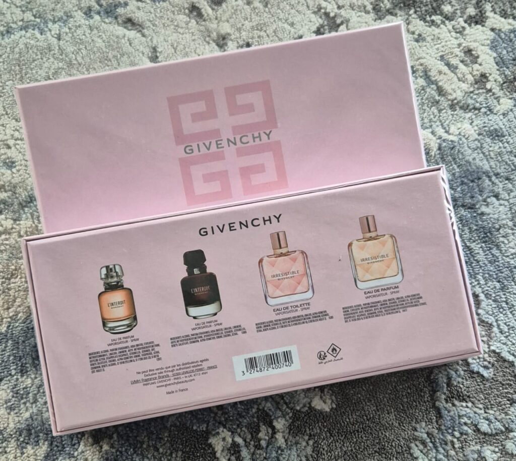 Givenchy L’Interdit/Irresistible Set (4x30ml) (Ladies Gift Set)