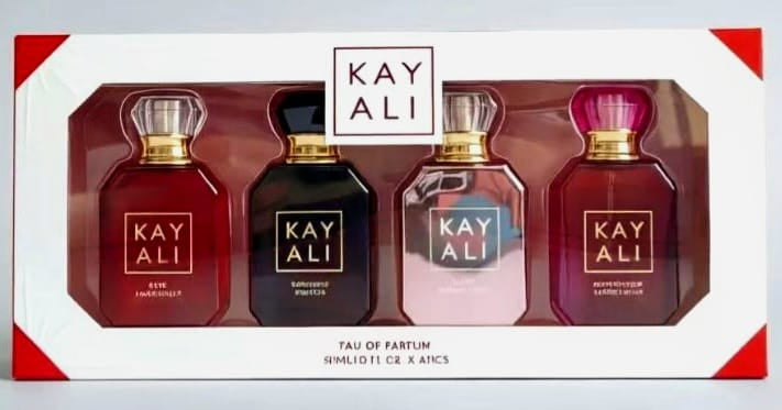 Kayali (Juicy Apple/ Kokomeili Elixir/Utopia Vanilla Coco/Fleur Majesty) Set (4x30ml) (White Box) (Ladies Gift Set)
