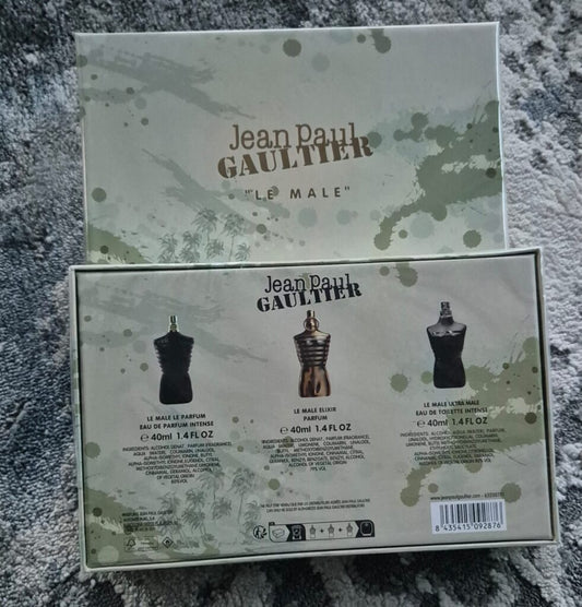 Jean Paul Gaultier Le Male Le Parfum /Le Male Elixir/Ultra Male Set (3x30ml) (Gift Set)