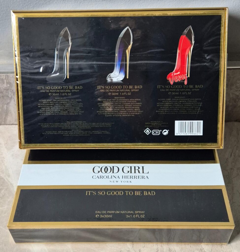 CH Good Girl Black/Legere/Very Set (3x30ml) (Ladies Gift Set)